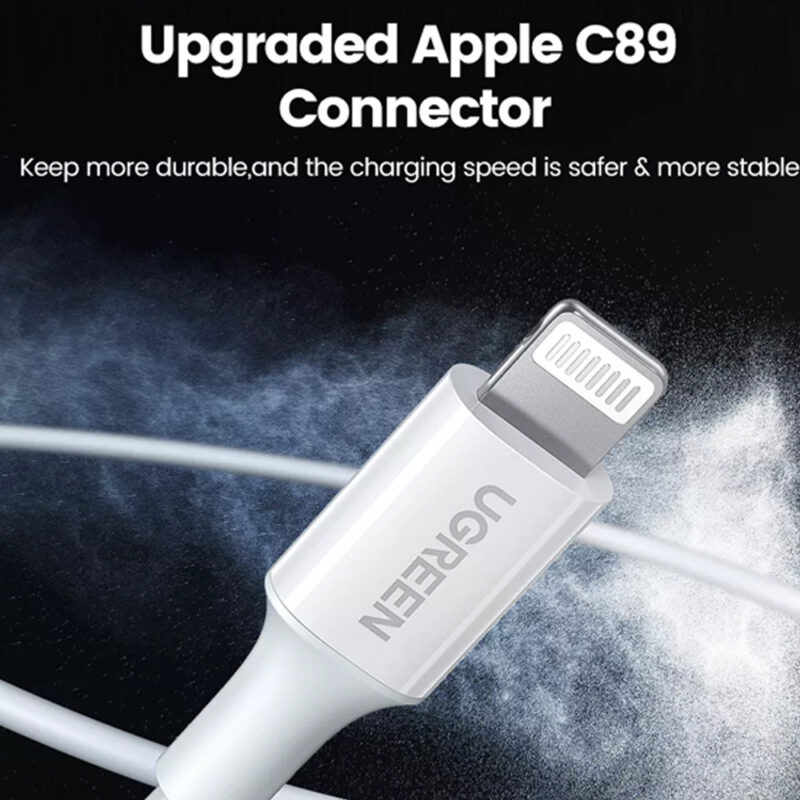 Cabo de Dados Ugreen Usb Tipo A p Lightning 2m Cert. MFi