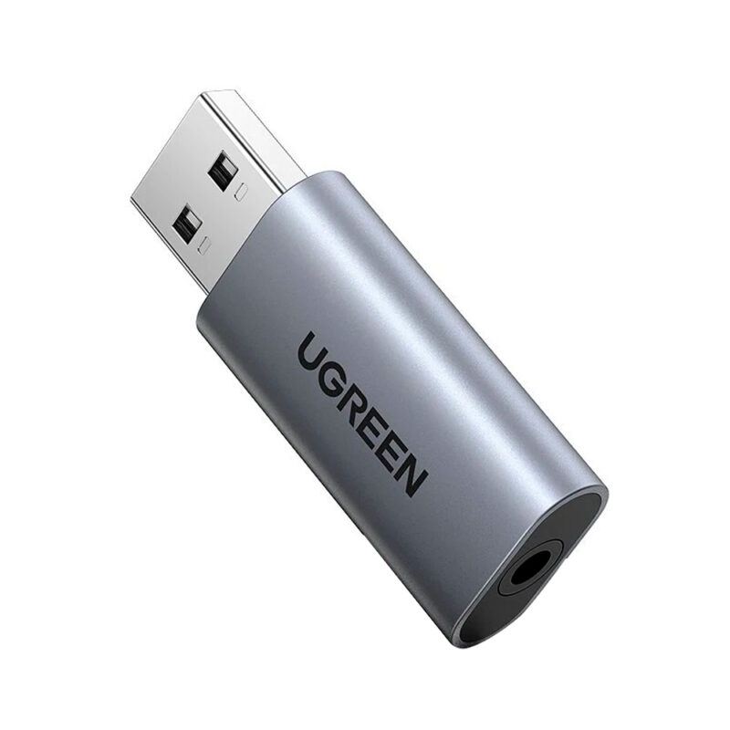 Adaptador Áudio Externo Ugreen Cm383 Usb 2.0 para 3.5mm