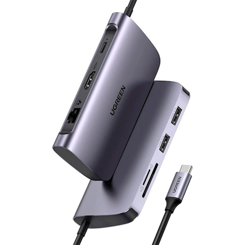 Hub Adaptador Multiportas Ugreen 7em1 TipoC MacOS Windows