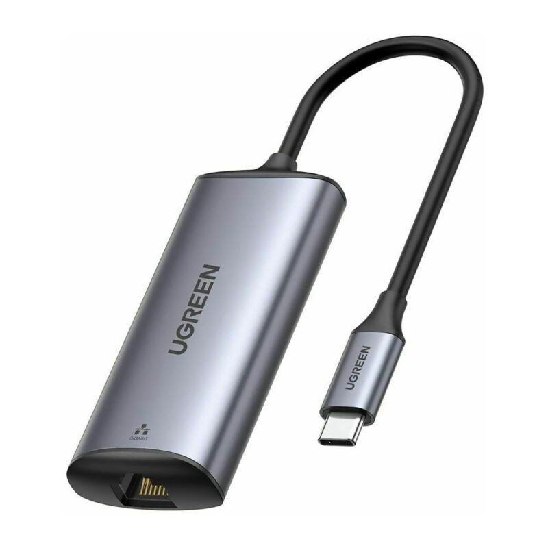 Adaptador Ugreen USB-C Macho para Rj45 Ethernet 2500Mbs