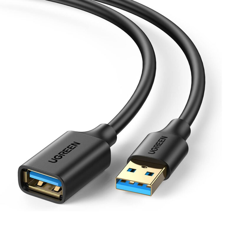 Cabo Extensão Ugreen Usb 3.0 pra Usb A Fêmea 5Gbps 0.5 Metro