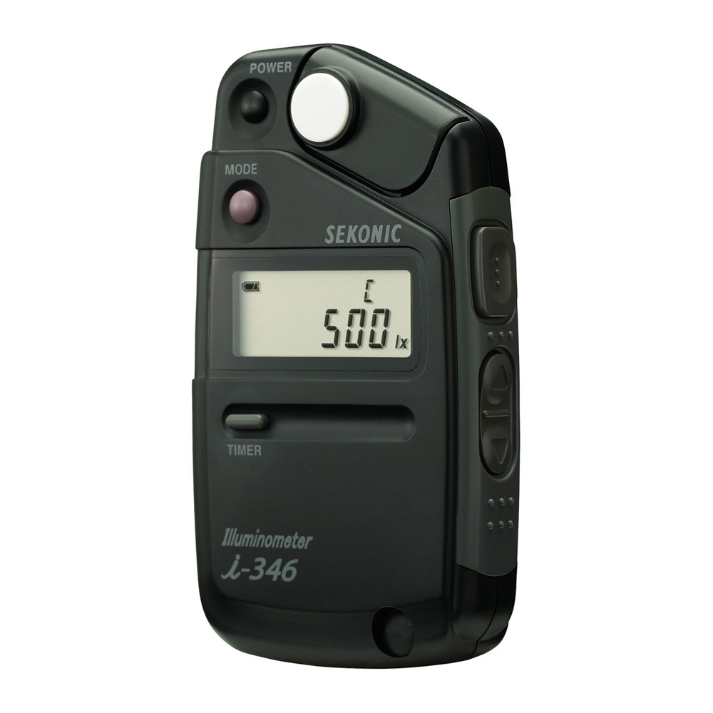 Iluminômetro Sekonic i-346 Medidor de Luz Preto