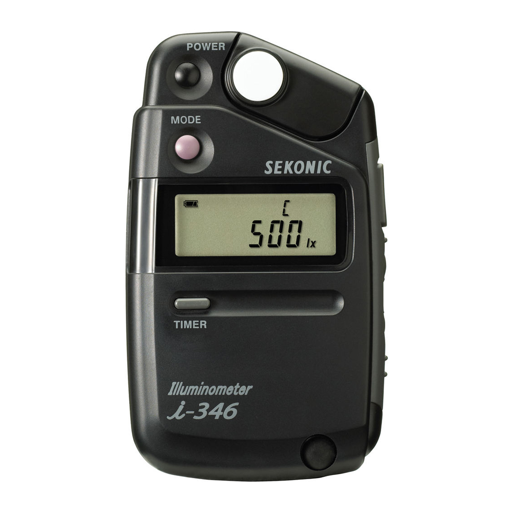 Iluminômetro Sekonic i-346 Medidor de Luz Preto