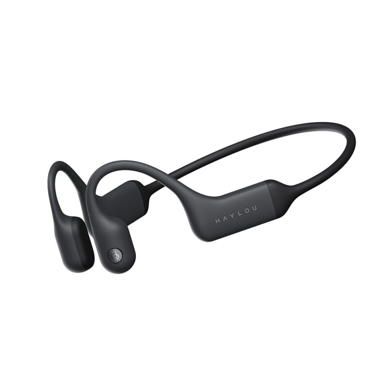 Fone Ouvido Sem Fio Haylou Bc01 BLE 5.2 Condução Óssea Preto