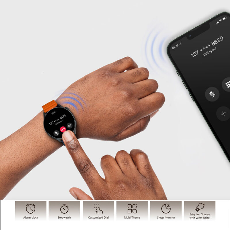 Relógio Smartwatch Kieslect Kr Pro Tela 1.43pol faz Chamadas