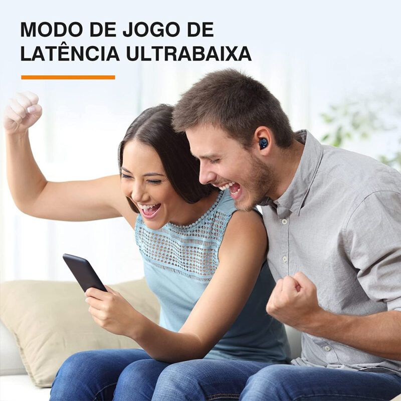 Fone Ouvido In-ear Tranya T10 Pro BLE 5.1 Sem Estojo Preto