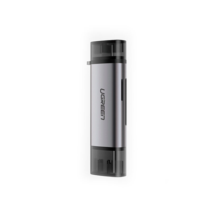 Adaptador Ugreen Cm184 Usb TipoC e A para Micro Sd e SD