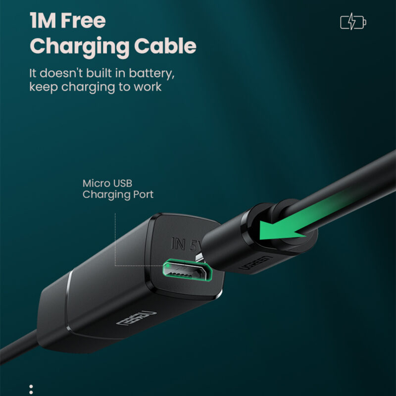 Transmissor Áudio Bluetooth Ugreen Plug Óptico Suporta Aptx