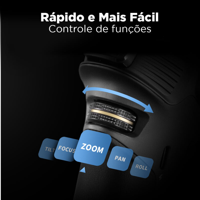 Estabilizador Zhiyun Weebill 3s Gimbal Cardan p/Câmera Preto