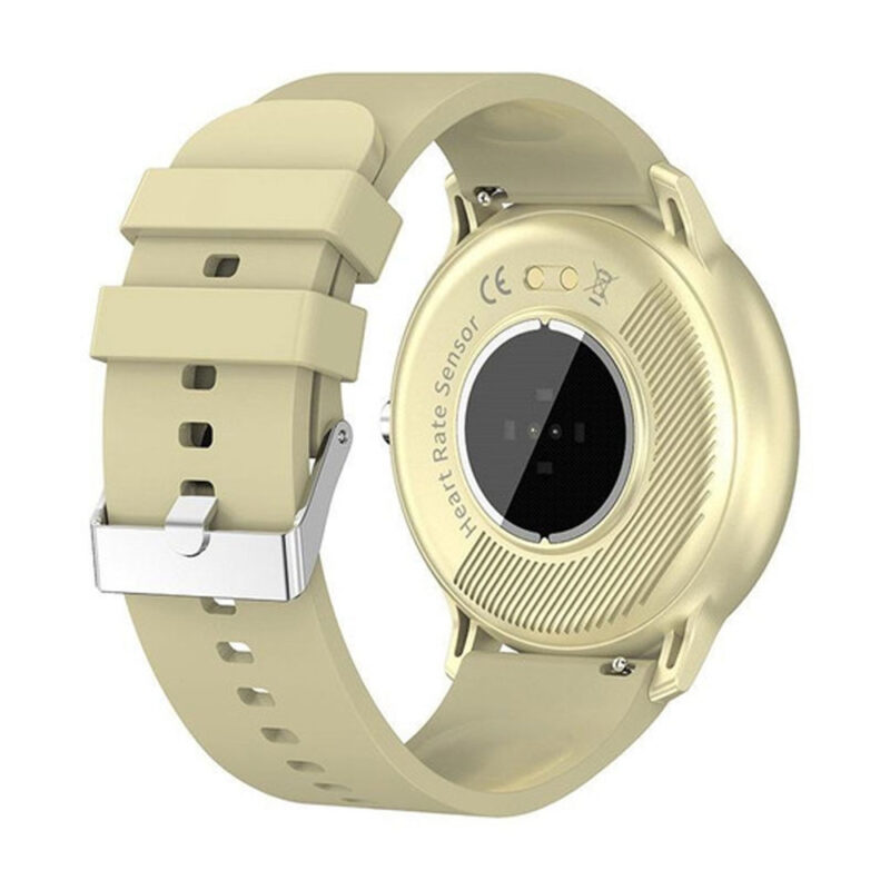 Zwear Zl02d Smartwatch Bluetooth 4.0 Android Ios Tela 1.3 pol. Gold
