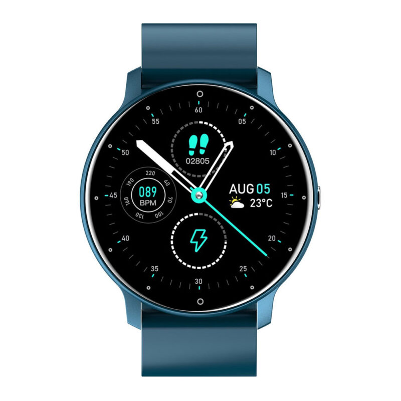 Zwear Zl02d Smartwatch Bluetooth 4.0 Android Ios Tela 1.3 pol. Azul