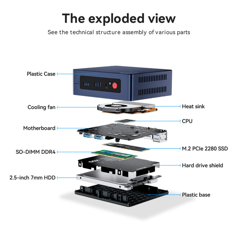 Mini Pc Beelink Mini S 12 Pro 500gb 16gb Alder Lake N100