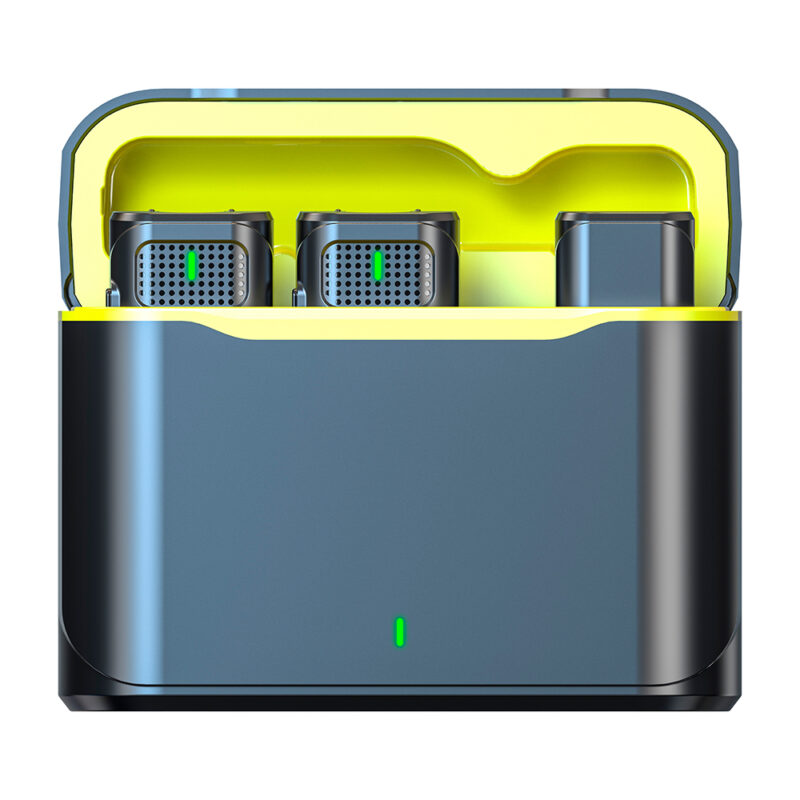 Microfone de Lapela Vimai V8-C-2 p/Dispositivos Usb-C Preto