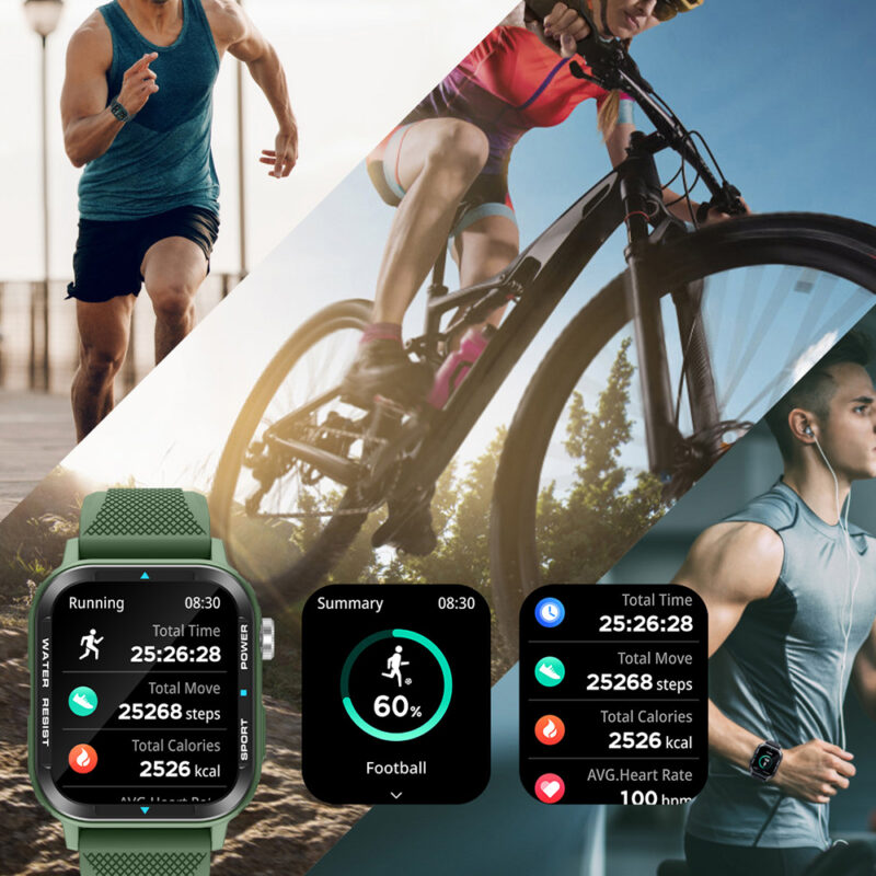 Relógio Smartwatch Colmi M41 Bt 5.2 Android Ios Tela 1.9 pol. Verde