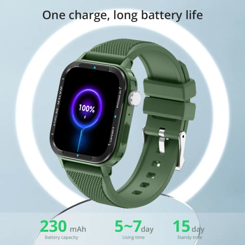 Relógio Smartwatch Colmi M41 Bt 5.2 Android Ios Tela 1.9 pol. Verde