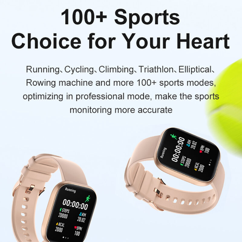 Relógio Smartwatch Colmi P68 Bt 5.2 Android Ios Tela 2.4 pol. Gold
