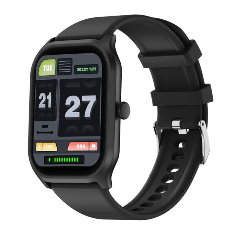 Zwear Zl77 Smartwatch Bluetooth 5.2 Android Ios Tela 2 pol. Preto