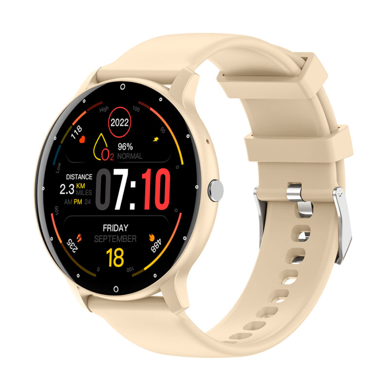 Zwear Zl02 Pro Smartwatch Bluetooth 5.2 Android Ios Tela 1.3" Gold