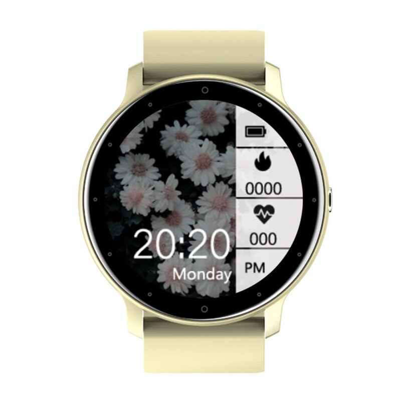 Zwear Zl02d Smartwatch Bluetooth 4.0 Android Ios Tela 1.3 pol. Gold
