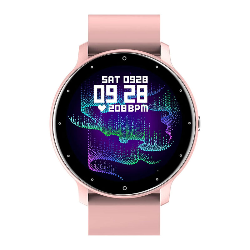 Zwear Zl02d Smartwatch Bluetooth 4.0 Android Ios Tela 1.3 pol. Rosa