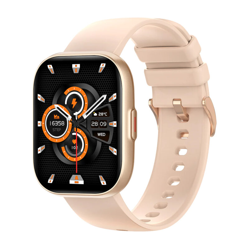 Relógio Smartwatch Colmi P68 Bt 5.2 Android Ios Tela 2.4 pol. Gold