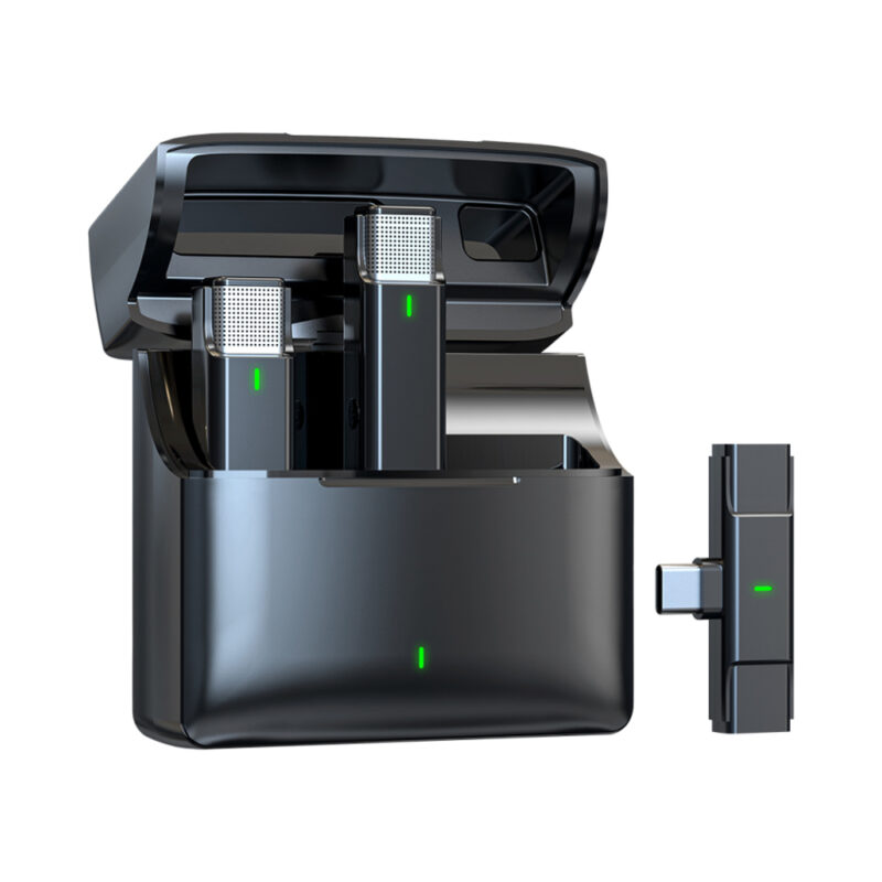 Microfone Lapela Vimai Ep033ah2 p/Dispositivos Usb-C Preto