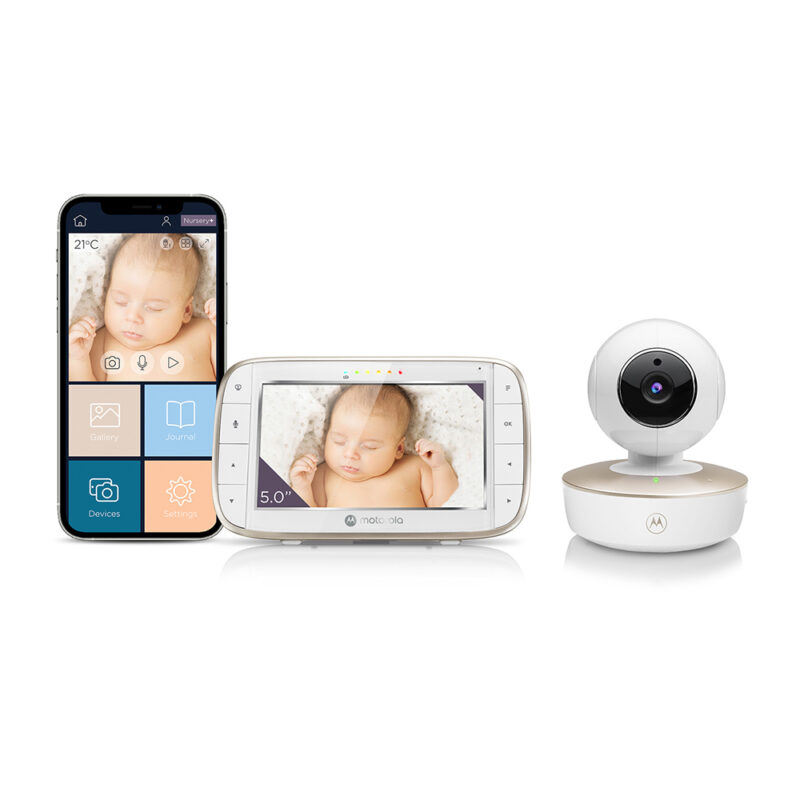 Babá Eletrônica Câmera Sem Fio Motorola Vm855 Tela 5 pol.