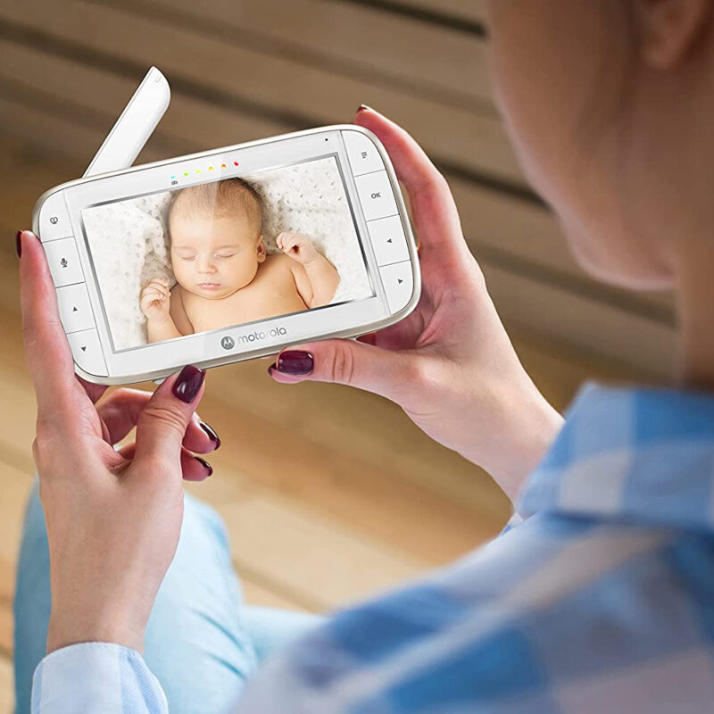 Babá Eletrônica Câmera Sem Fio Motorola Vm855 Tela 5 pol.