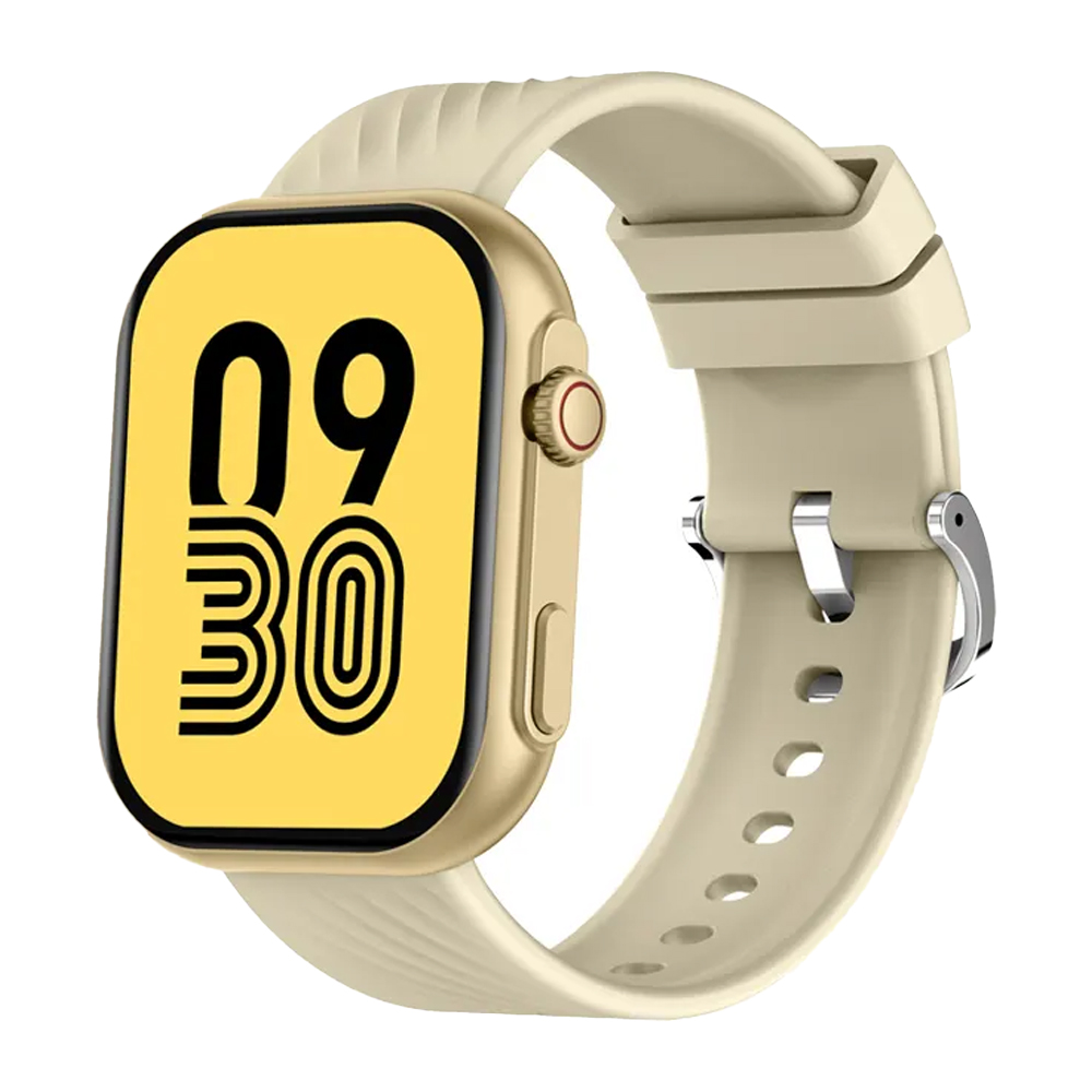 Relógio Inteligente Zwear Zl80 Chamada Bt 5.2 Tela 2.01 pol. Amarelo