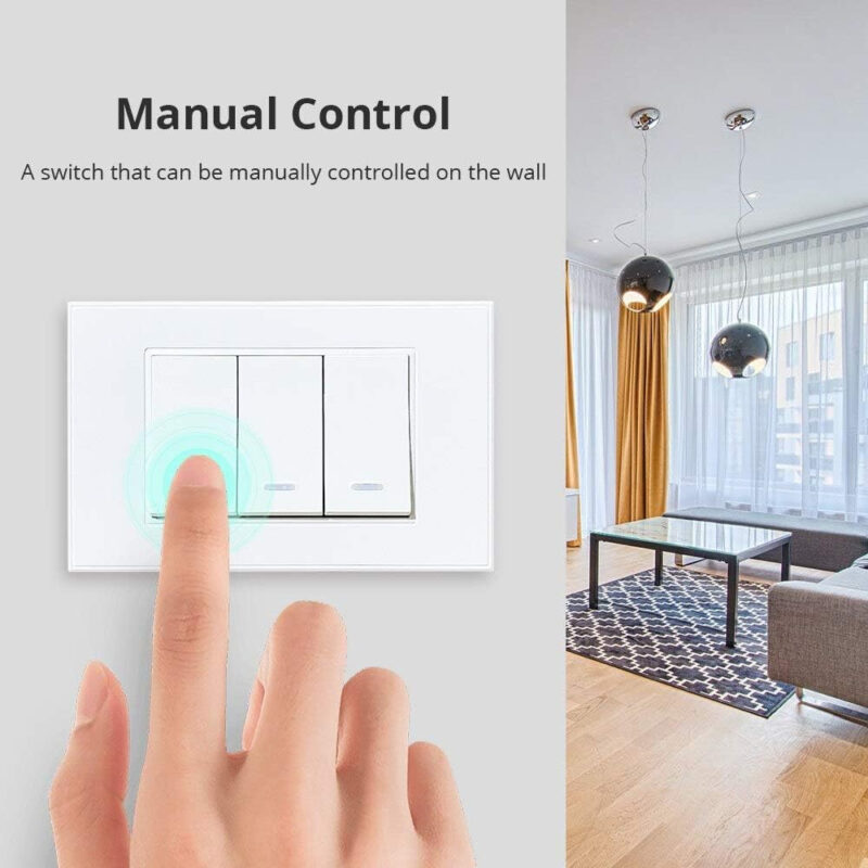 Interruptor Parede Inteligente Zemismart Tbz23 Zigbee Branco