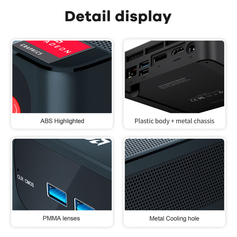 Beelink SER series mini pc CPU AMD Ryzen 5 5500U Processor memory 16GB storage 500GB
