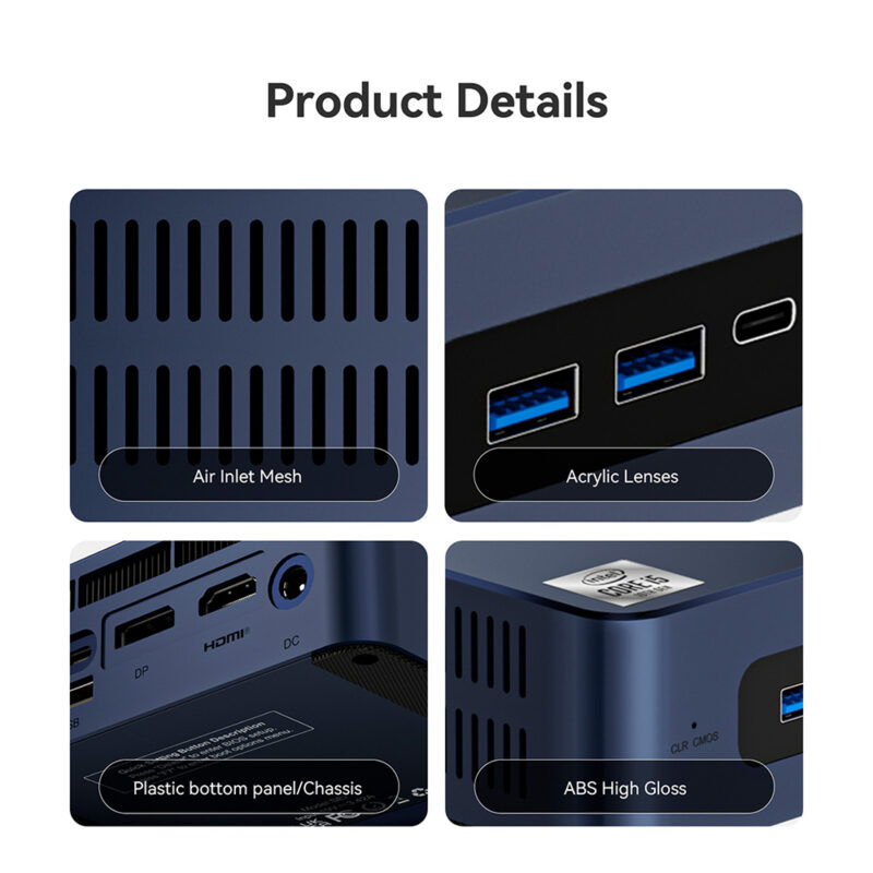 Mini Pc Beelink 500gb 16gb Processador Intel Ice Lake i5