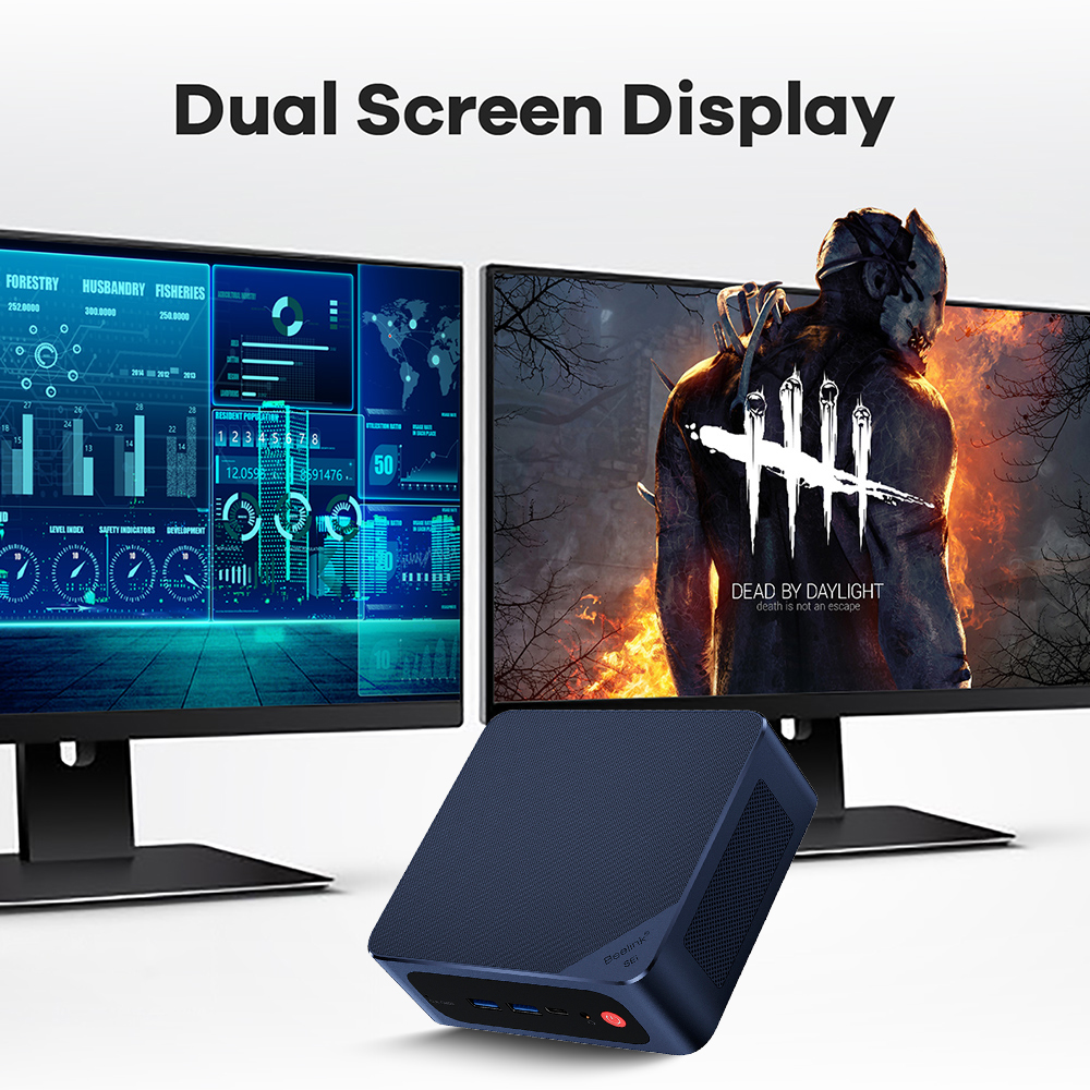 Mini Pc Beelink Sei12 Geração 500gb 32gb Intel Core i5 1235U