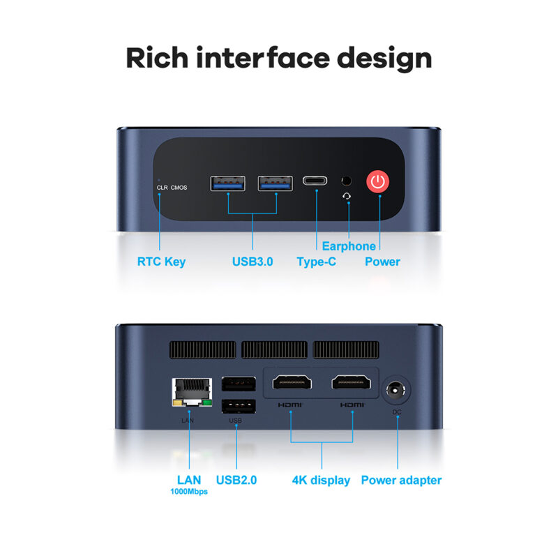 Mini Pc Beelink Sei11 Pro 1Tb 16gb Processador i5 11320H