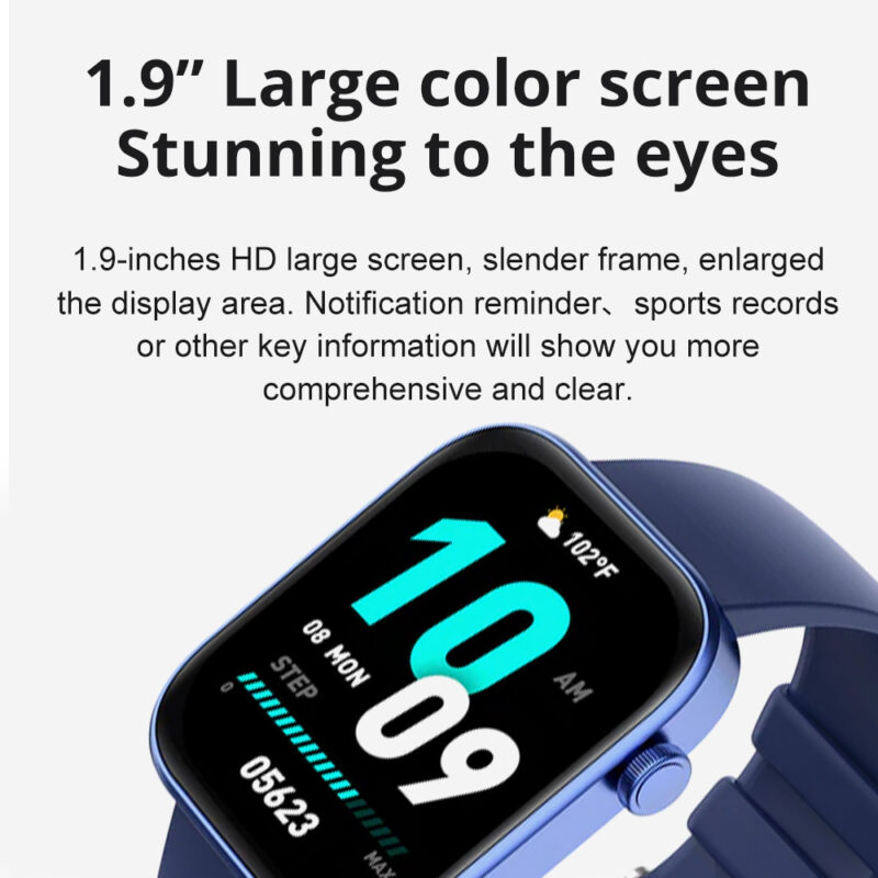 Smartwatch Colmi P71 Chamada Bt 5.1 Tela 1.9 pol. Azul