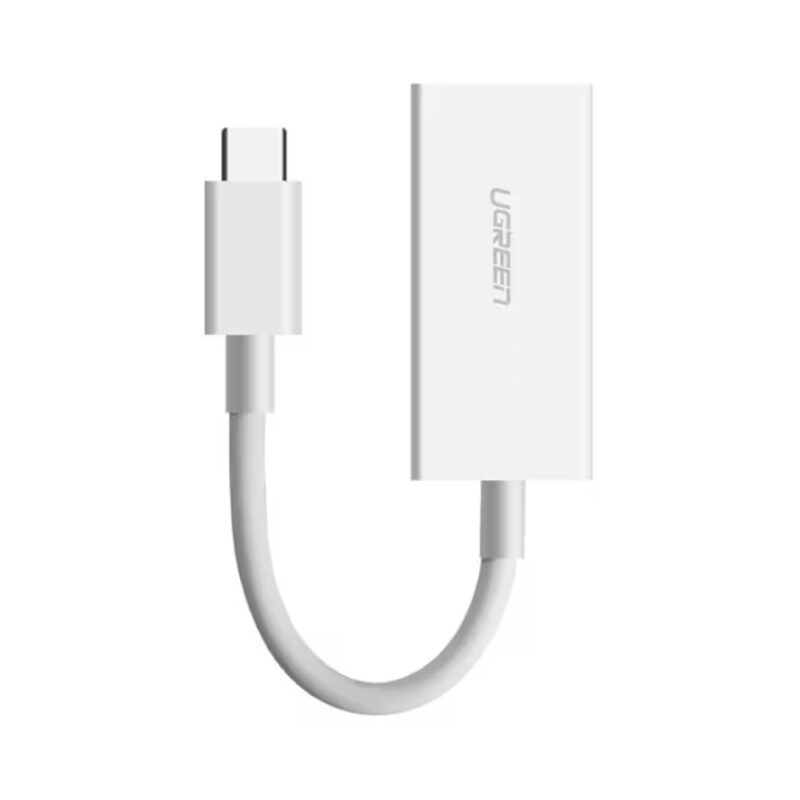 Adaptador Ugreen DisplayPort Femêa para Usb C Macho Branco