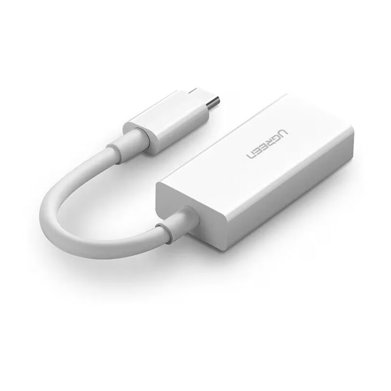 Adaptador Ugreen DisplayPort Femêa para Usb C Macho Branco