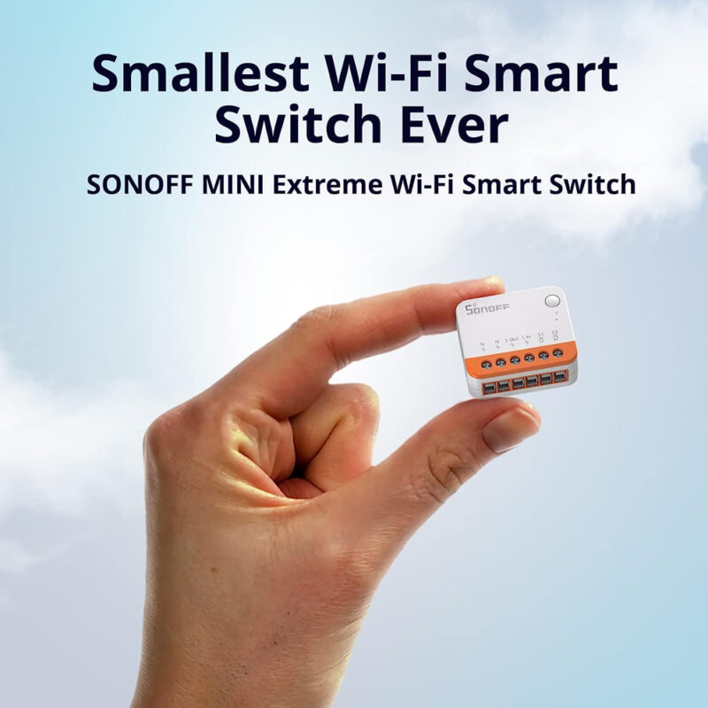 Interruptor inteligente Sonoff Mini R4 Wi-Fi extreme Branco