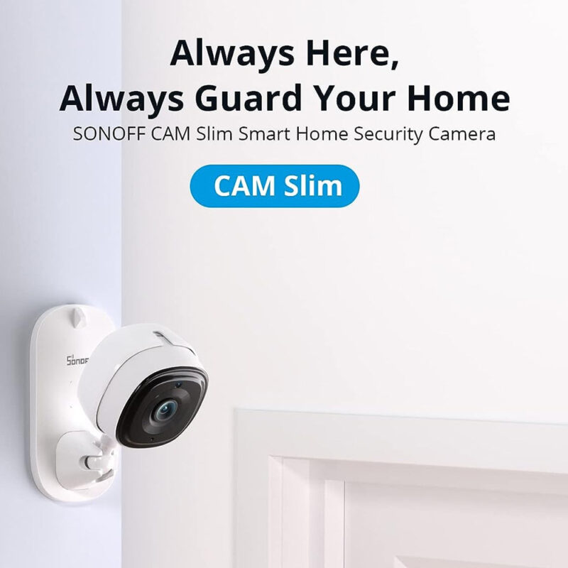 Câmera de Segurança Sonoff Cam Slim Suporta Google e Alexa
