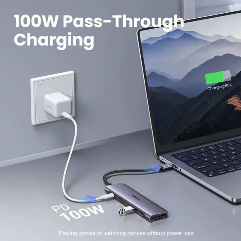 Ugreen CM195 Ugreen 7-IN-1 USB C 4K Hub with 100W Power Delivery 15214