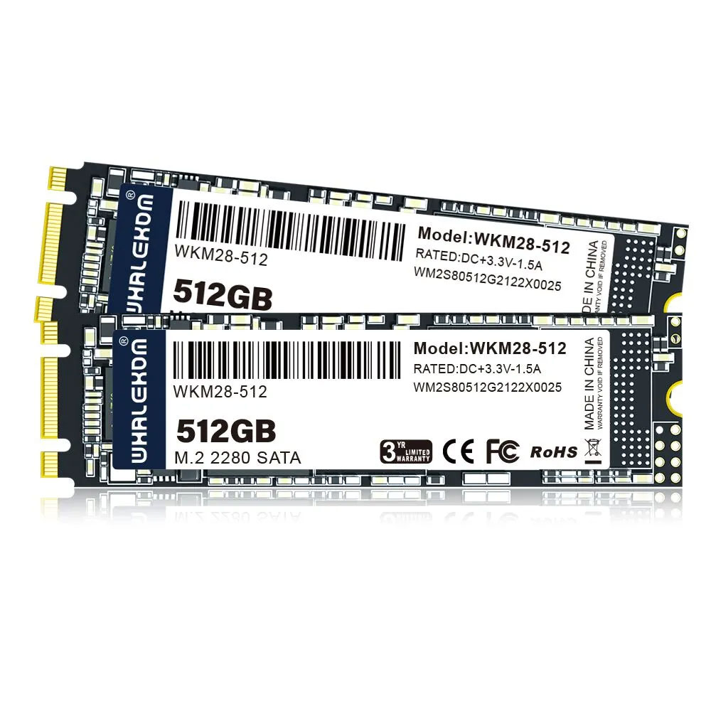 Whalekom SSD M.2 SATA 2280 M80 Series 512G WKM28-512