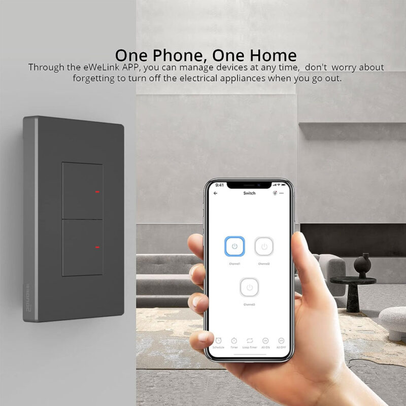 SONOFF SwitchMan M5-2C-120 Smart Wall Switch