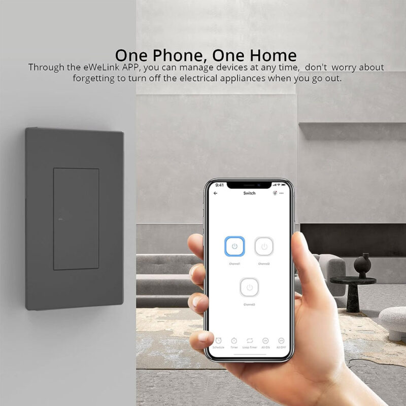 SONOFF SwitchMan M5-1C-120 Smart Wall Switch