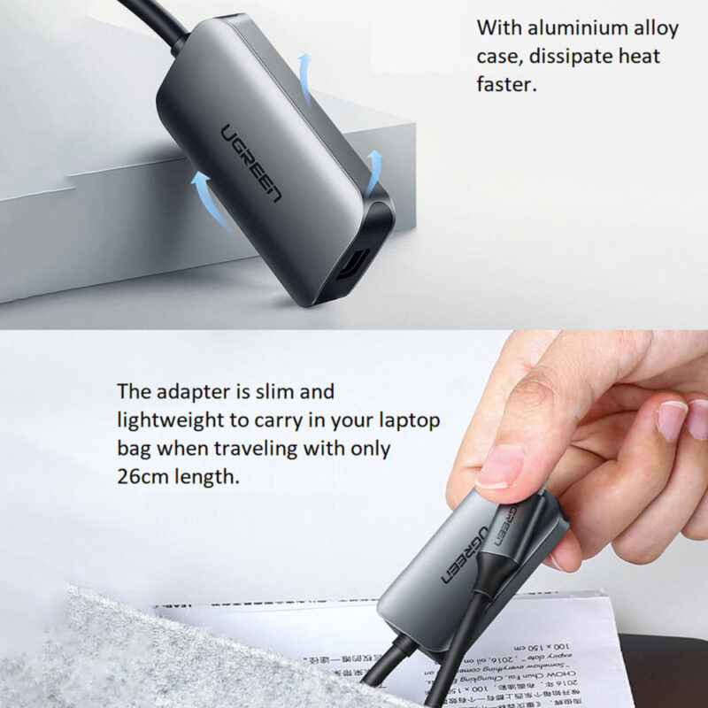 Ugreen USB-C To Mini DP Femal Adapter Without PD Gray 60351 CM236