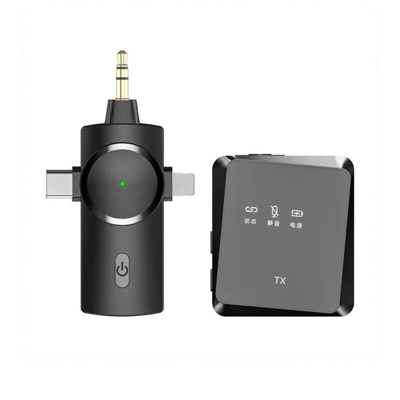Vimai 3 in 1 Univeral Plug Wireless Microphone AP009-2 With 2 Microphone Transmitters