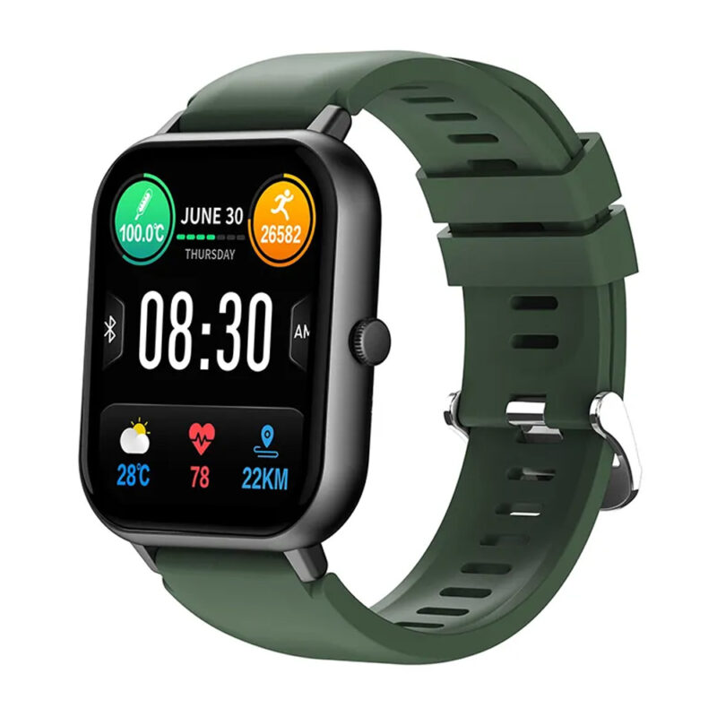 Relógio Inteligente Zwear Zl54 Bt 5.2 Tela 1.83 pol. Verde