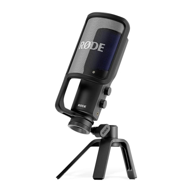 Microfone Gravação Rode Ntusb+ Profissional Streaming Preto