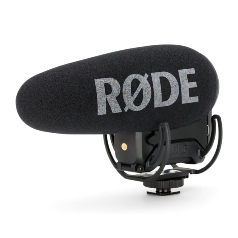 Microfone Câmera Rode VideoMic Pro+ Áudio Profissional Preto