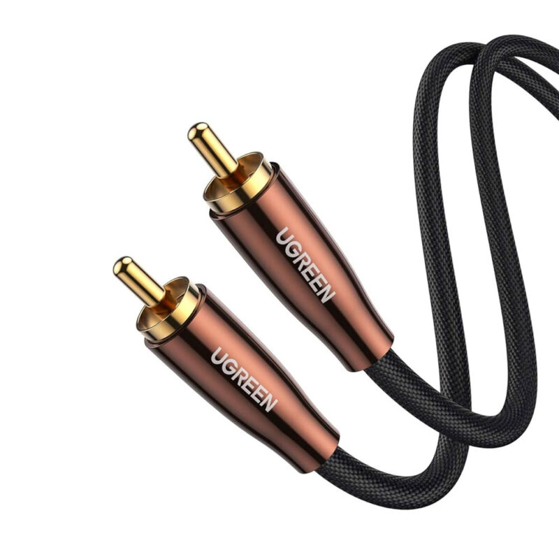 Cabo de Áudio Ugreen Coaxial Rca Macho 5.1 S/pdif 1M Preto