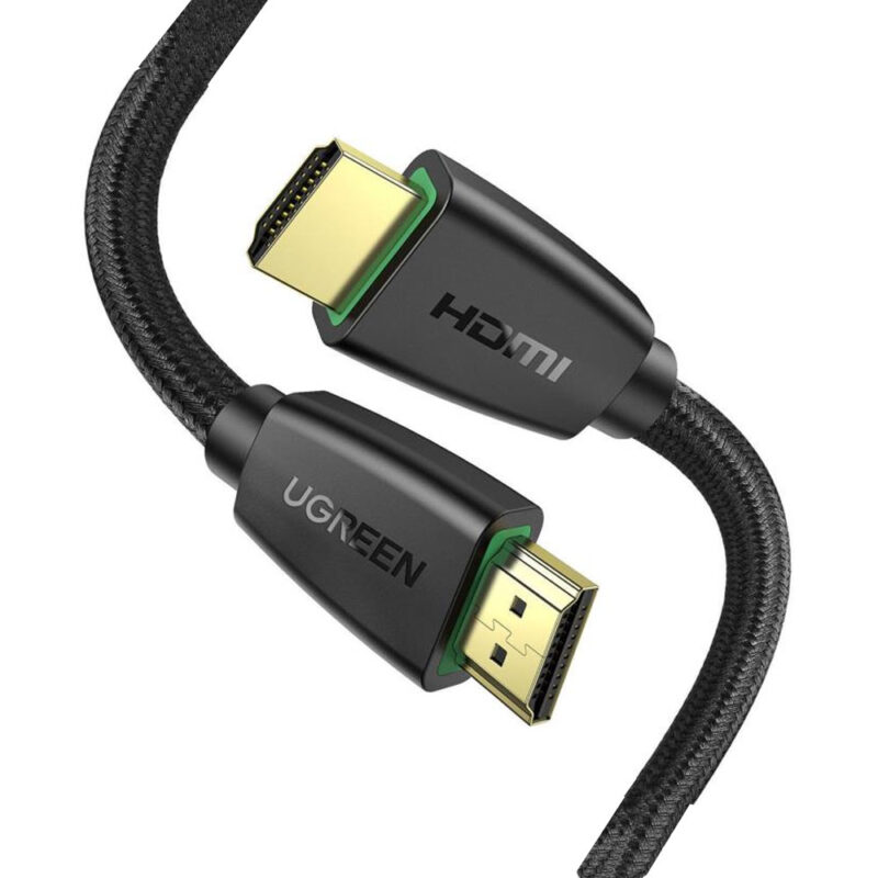 Cabo Vídeo Ugreen Hdmi Macho/Macho Trançado Nylon 1.5M Preto